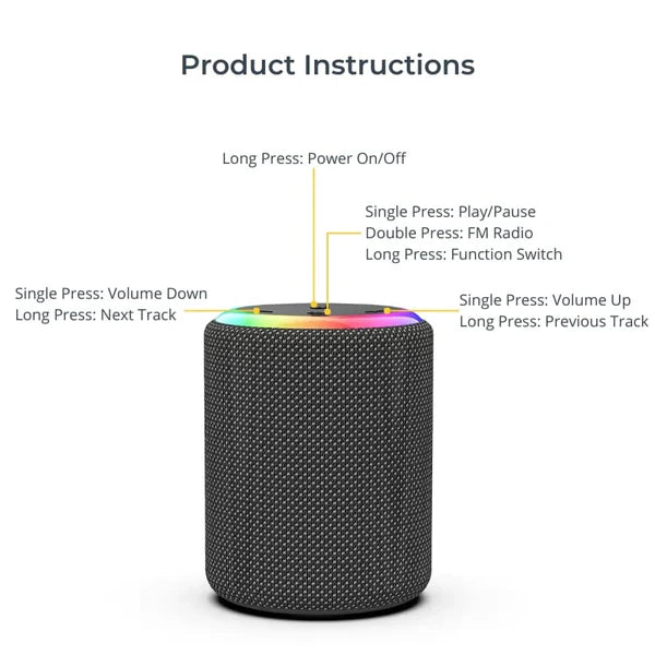 CinemaGlow™ Bluetooth Speaker